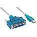 33397I USB A DB25 Blu, Trasparente cavo di interfaccia e adattatore - Foto miniatura 1