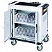 Paraproject Trolley I32 - Carrello (sincronizzazione E Ricarica) Per 32 Tablet / 1 Notebook - Con Serratura - Grigio, Bianco - Dimensioni Dello Schermo: Fino A 33,8 Cm (tablet) / Fino A 43,2 Cm (notebook) (fino A 1 - Foto miniatura 1