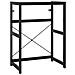 Struttura Per Lavabo Da Bagno Nera 59x38x83 Cm In Ferro - Foto miniatura 2