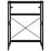 Struttura Per Lavabo Da Bagno Nera 59x38x83 Cm In Ferro - Foto miniatura 3