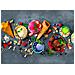 Tappeto Passatoia Cucina Antiscivolo Sottolavello Digitale Disegni Floreali 50x90 Gelato - Foto miniatura 4