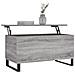 Tavolino Salotto Grigio Sonoma 90x44,5x45 Cm Legno Multistrato - Foto miniatura 3