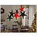 Set Di 2 Stelle Led Carta Rosso 60 Cm Motti - Foto miniatura 1