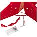 Set Di 2 Stelle Led Carta Rosso 60 Cm Motti - Foto miniatura 5