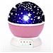 L1 2in1 Rotating Star Sky Projector And Night Lamp With 4x Aaa / Usb Cable Pink - Foto miniatura 1