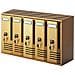 Blocchiere Verticali Per Posta L52xp17,5xh30 Cm 5 Posti Alubox Cubo Bronzo - Foto miniatura 1