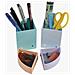 682296D portapenne Plastica Corallo, Verde, Azzurro, Mauve - Foto miniatura 5