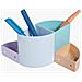 682296D portapenne Plastica Corallo, Verde, Azzurro, Mauve - Foto miniatura 3