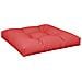 Cuscino Per Pallet Rosso 70x70x12 Cm In Tessuto - Foto miniatura 2