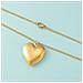 Collana Con Ciondolo A Forma Di Cuore, Collana Con Ciondolo Con Foto In Oro, Catena Da 45 Cm (mp244) Gold - Foto miniatura 6