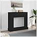 Cornice per Camino Rovere Nero 100x30x87,5 cm in Truciolato - Foto miniatura 1