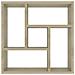 Scaffale Parete Rovere Sonoma 45,1x16x45,1 Cm Legno Multistrato - Foto miniatura 3