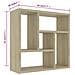 Scaffale Parete Rovere Sonoma 45,1x16x45,1 Cm Legno Multistrato - Foto miniatura 5