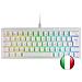 Marsgaming Mkminipro, Tastiera Meccanica Ultra-compatta 60%, Switch Blu, Rgb Chroma, Antighosting, White - Foto miniatura 1