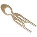 5 Pezzi Pettine Per Capelli A Forma Di U, Forcine Per Capelli Francesi Per Donna Beige - Foto miniatura 3