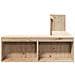 Comodino con Scrivania 232x122x75 cm in Legno Massello di Pino - Foto miniatura 5