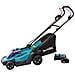 Tagliaerba a Spinta DLM330RT Superficie 450 m² Larghezza Taglio 33 cm Colore Nero /Blu - Foto miniatura 1