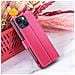 Custodia A Portafoglio Per Iphone 14 Con Supporto E Linguetta Magnetica, Fucsia - Foto miniatura 5