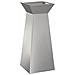 Vaso a Pilastro 2 pcs Argento 40 x 40 x 100 cm Acciaio - Foto miniatura 5