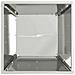 Vaso a Pilastro 2 pcs Argento 40 x 40 x 100 cm Acciaio - Foto miniatura 7
