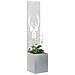 Schermo per privacy in giardino Argento 32 x 140 cm - Foto miniatura 3