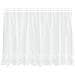 Tende con tende Floreale Bianco 200 x 80 cm Poliestere - Foto miniatura 1