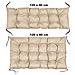 Cuscini da giardino AIO FACTORY 120x80 cm impermeabili beige pallet - Foto miniatura 5