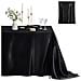 Elegante Tovaglia Rettangolare In Raso Di Poliestere Per Feste, Matrimoni Ed Eventi Black - Foto miniatura 4