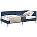 Struttura Letto Angolare con Materasso Altro 2 pcs Blu Tessuto - Foto miniatura 1