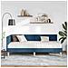 Struttura Letto Angolare con Materasso Altro 2 pcs Blu Tessuto - Foto miniatura 3