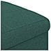 Pouf contenitore Verde Scuro 40 x 40 x 45 cm Tessuto - Foto miniatura 7