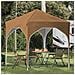 Tenda per feste a pop-up 194 x 194 x 245 cm Beige - Foto miniatura 2