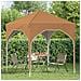 Tenda per feste a pop-up 194 x 194 x 245 cm Beige - Foto miniatura 3