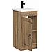 Mobile da bagno con lavabo Rovere Artigianale 42 x 40 x 84,5 cm - Foto miniatura 4