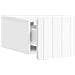 Mobiletto da notte a muro 2 pcs Bianco Lucido 33 x 34,5 x 24 cm - Foto miniatura 4