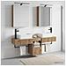 Set di Armadi da Bagno 5 pcs Rovere Artigianale - Foto miniatura 2