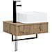 Set di Armadi da Bagno 5 pcs Rovere Artigianale - Foto miniatura 5