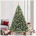 Albero di Natale artificiale con 300 LED Verde 210 cm PE e PVC - Foto miniatura 2