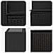 Set di divani 8 pz Nero Rattan sintetico e Acciaio - Foto miniatura 2