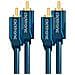 ICOC CLC-2R-010 - Cavo audio coassiale 2 x RCA / 2 x RCA alta qualità 1 m - Foto miniatura 1
