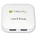 IUSB3-HUB4-WH - Hub USB 3.0 Super Speed 4 Porte Bianco - Foto miniatura 3