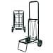 Carrello acciaio portabagagli portata max 45kg con fune elastica 36X24XH 94 - Foto miniatura 6
