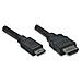 ICOC HDMI-B-015 - Cavo High Speed Mini HDMI a HDMI Maschio / Maschio Nero, 1,8 m - Foto miniatura 1