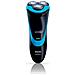 AquaTouch AT750/16 Rasoio Elettrico Wet & Dry Ricaricabile Colore Nero / Blu - Foto miniatura 3