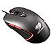 Mouse Gaming USB 400M Ottico 8 Tasti 4000 DPI Retroilluminato Colore Grigio / Rosso - Foto miniatura 1