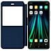 Custodia Xiaomi Redmi Note 8 Pro Sportellino Finestra Funzione Supporto Blu - Foto miniatura 4