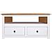 Mobile Tv Angolare Bianco 93x55x49cm Pino Massello Panama Range - Foto miniatura 8