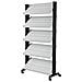 Easydisplays 255 n. 02 supporto Mobile Profilo Polistirolo Grigio - Foto miniatura 1