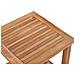 Tavolino Da Caffè 45x45x45 Cm In Legno Massello Di Teak - Foto miniatura 3