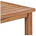 Tavolino Da Caffè 45x45x45 Cm In Legno Massello Di Teak - Foto miniatura 4